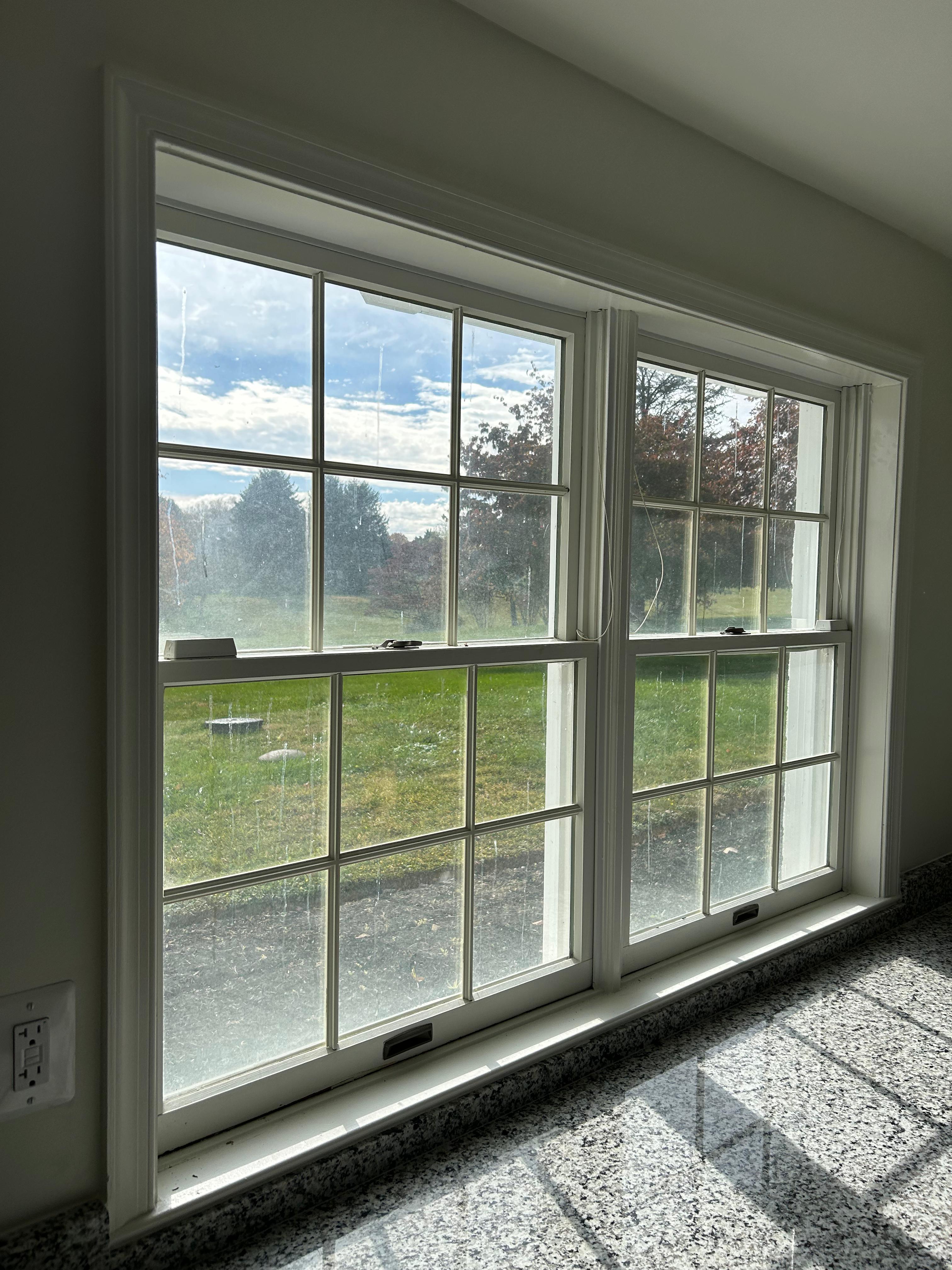 Large residential living room window installation